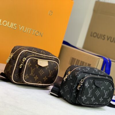 Replica Louis Vuitton Taigarama Outdoor Pouch Brown/Black